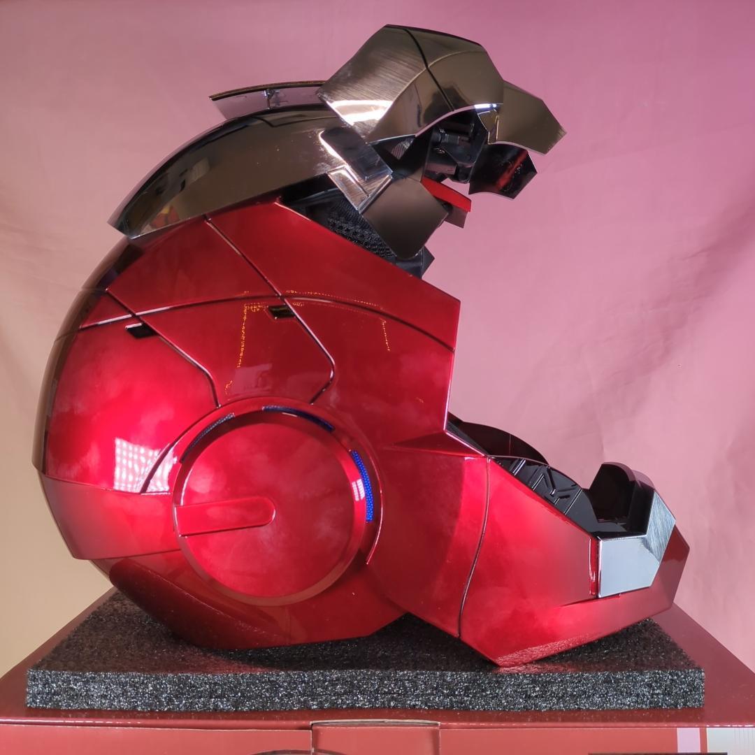 【アイアンマン】最新モデル 音声自動開閉マスク LED マーク5 ヘルメット