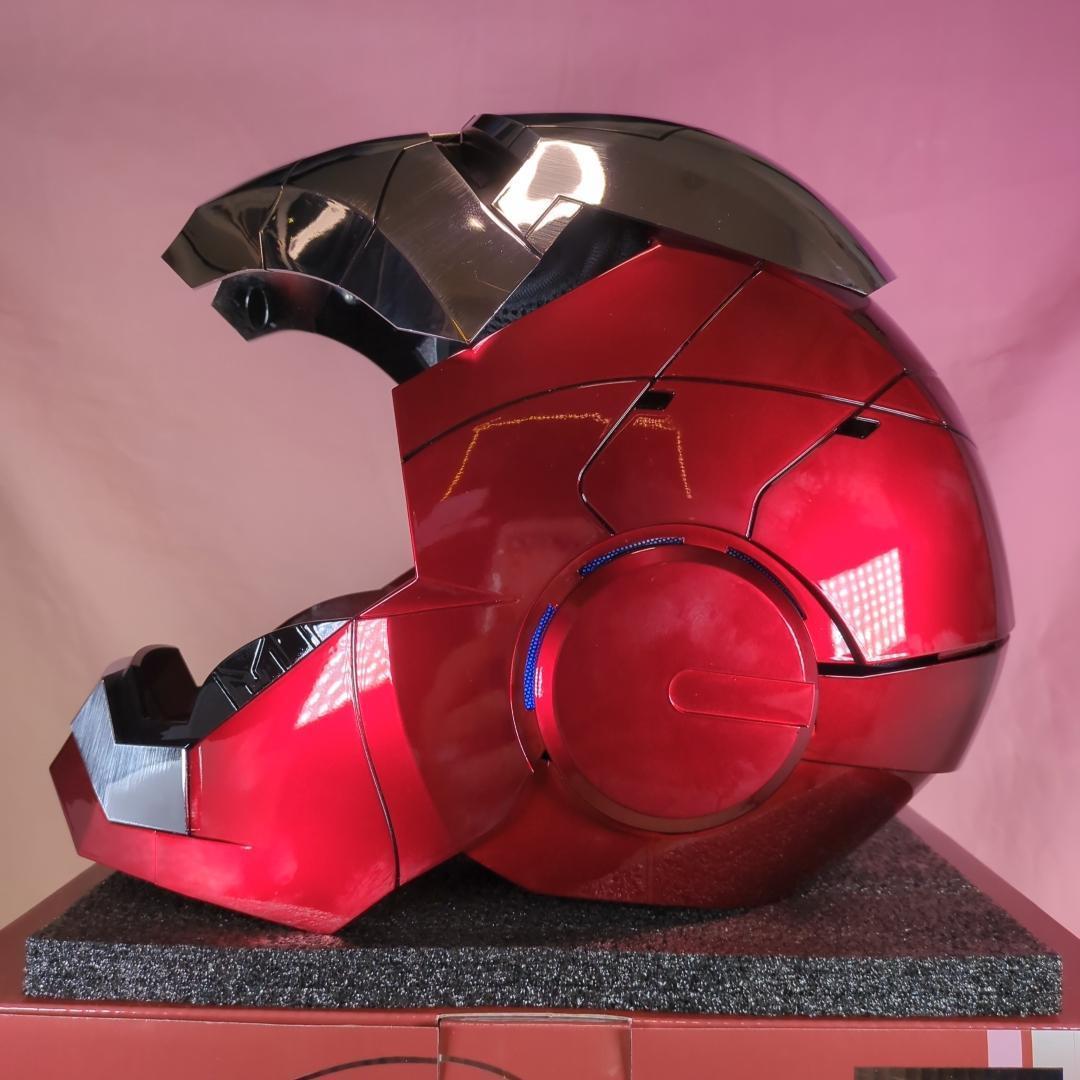【アイアンマン】最新モデル 音声自動開閉マスク LED マーク5 ヘルメット
