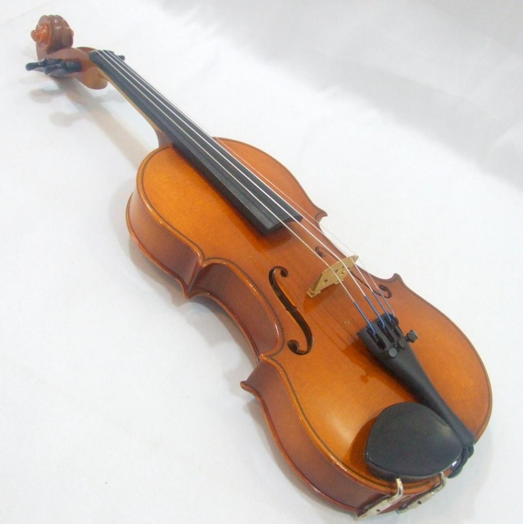 鈴木バイオリン 1/8 No220 毛替え済み弓 ケース 弦新品 メンテ済
