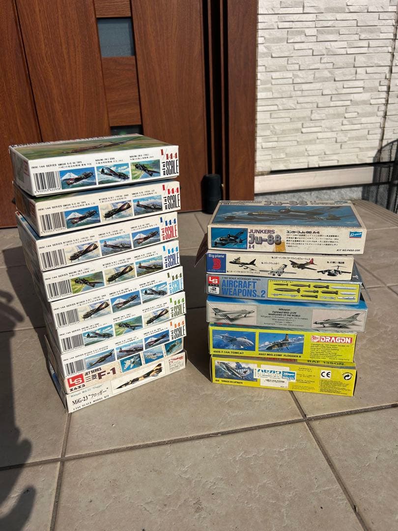 航空機プラモデルキット セット15個