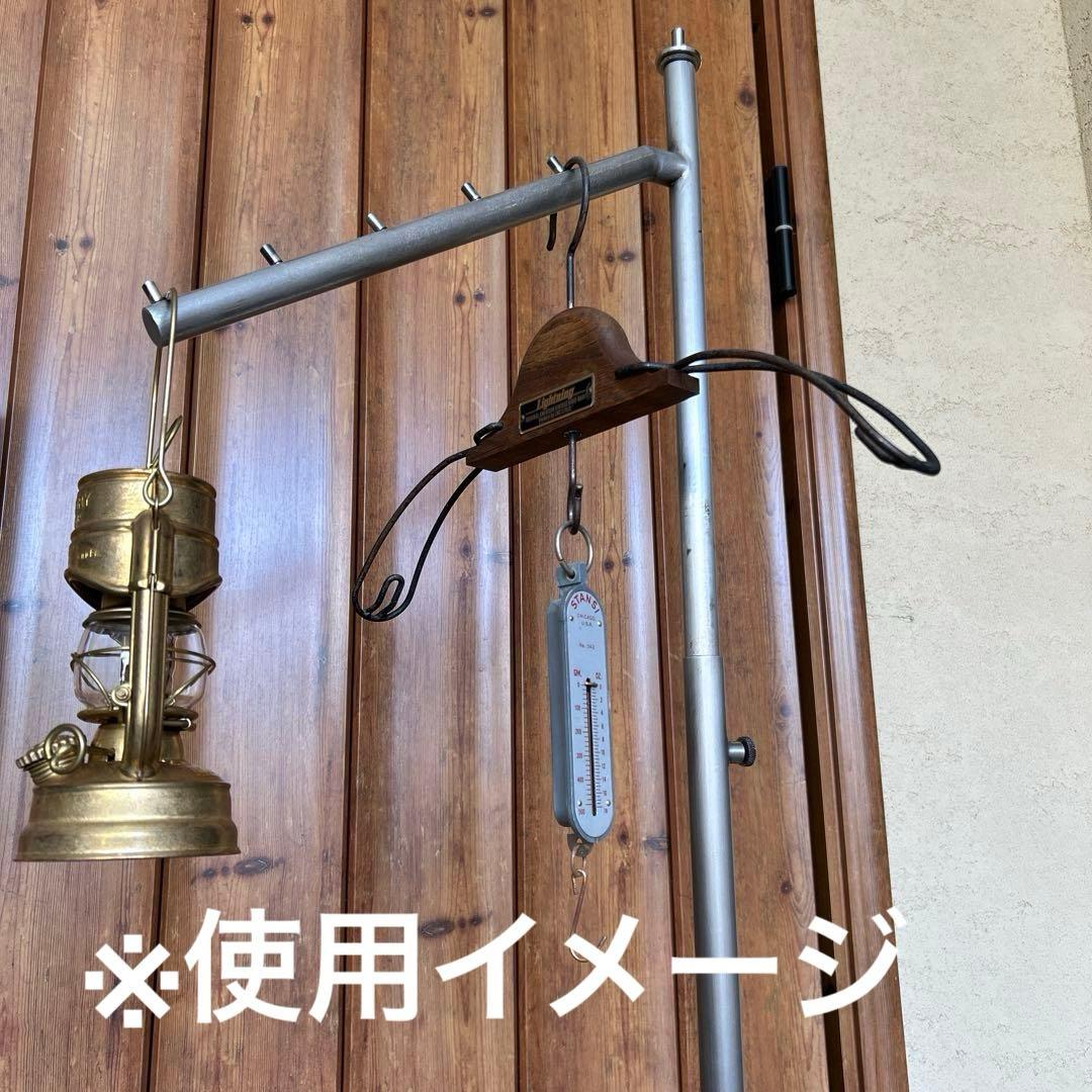 インダストリアル 3本脚 スラントハンガー パイプメタルラック シャビー 無骨