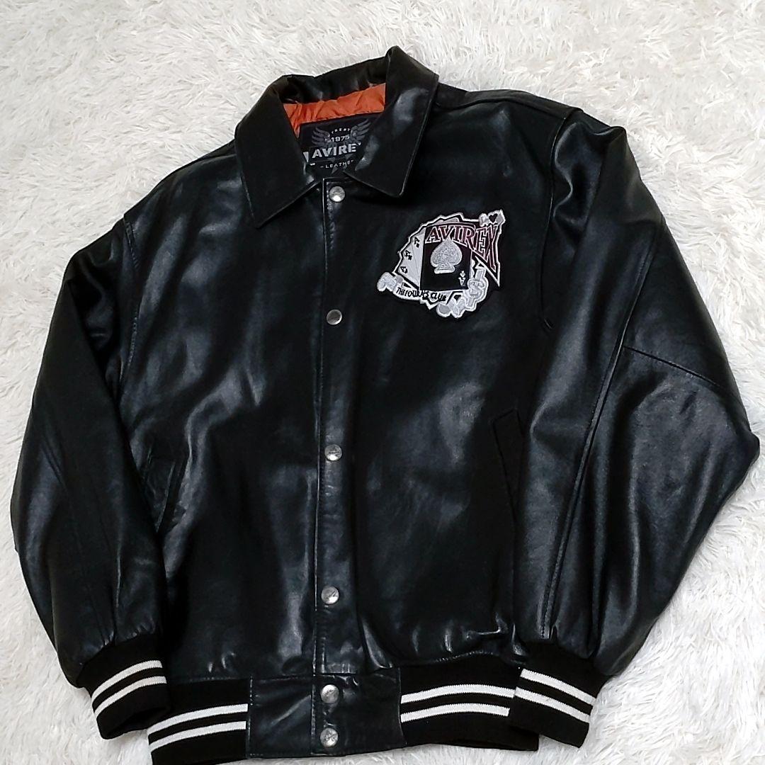 【希少】90s　AVIREX KING CASINO レザージャケット