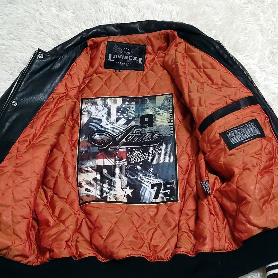 【希少】90s　AVIREX KING CASINO レザージャケット