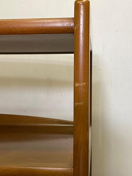 じゅりッツェルオールドカリモク 電話台 FAX台 キャビネット 昭和レトロ