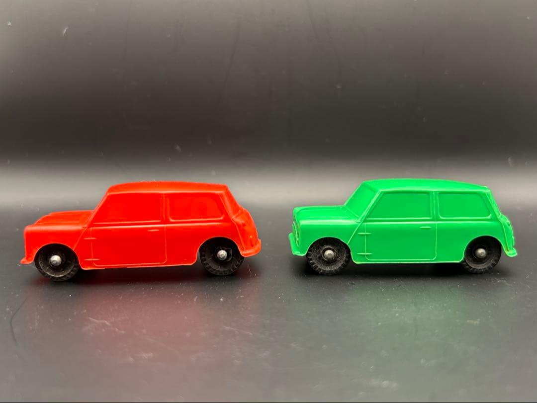 GALANITE スエーデン製　ガラニテ　ソフビ製　ミニクーパー　4台　ミニカー