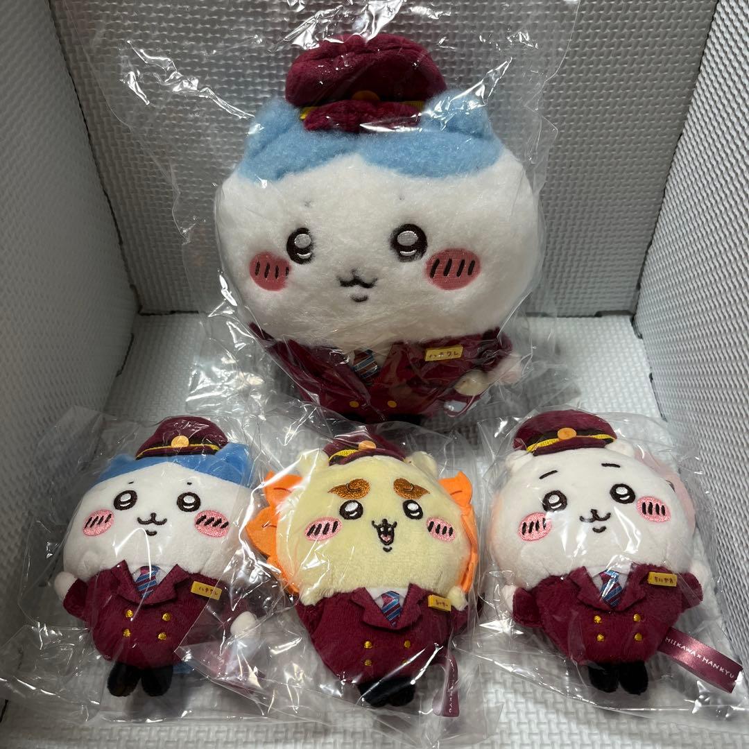 ちいかわ 阪急電車な　 マスコット、ぬいぐるみS