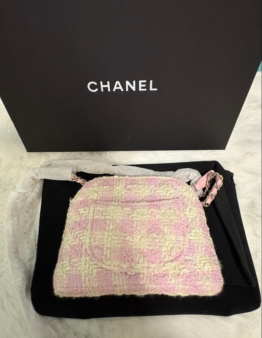 CHANEL シャネル ショルダーバッグ チェーンバックノベルティ　pink