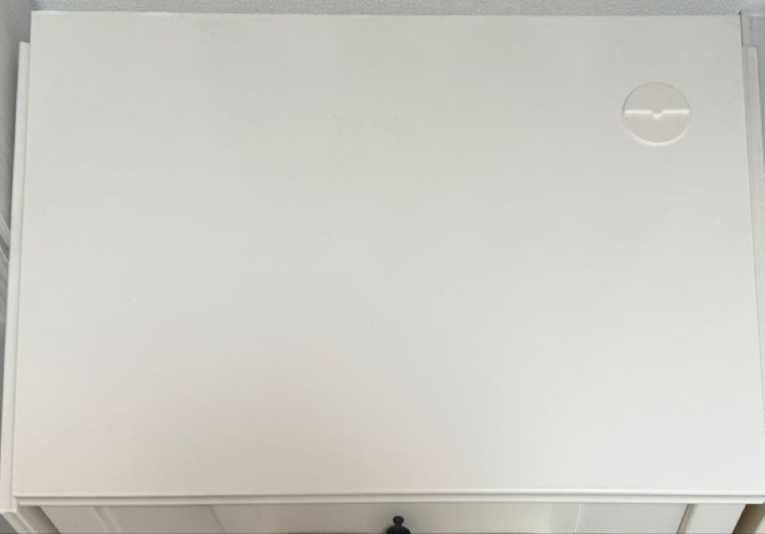 【最終値下げ】ホワイト 折りたたみテーブル 引き出し付き（椅子なし）