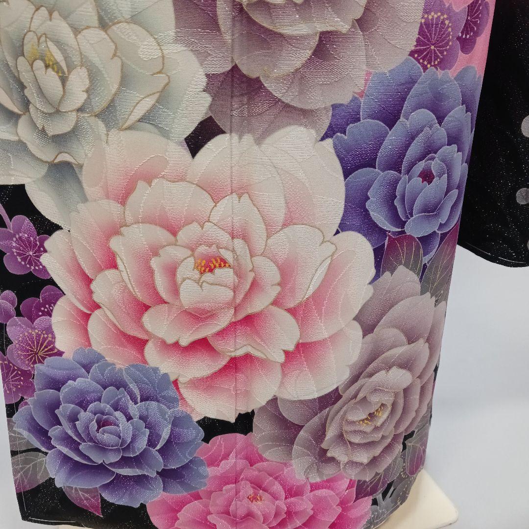 新品　 薄紫ラメ 　振袖フルセット