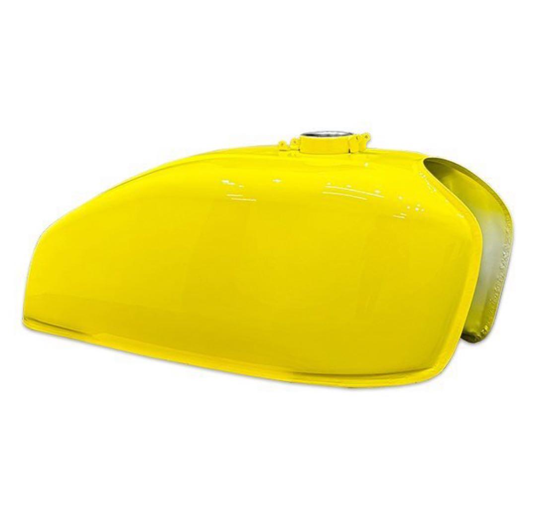 CB400F　ガソリンタンク　リプレイス品　イエロー　スチール製