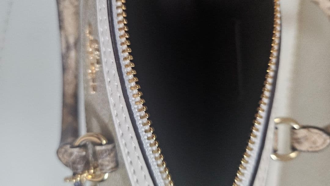 アリシャ Coach 小型ショルダーバッグ グレー