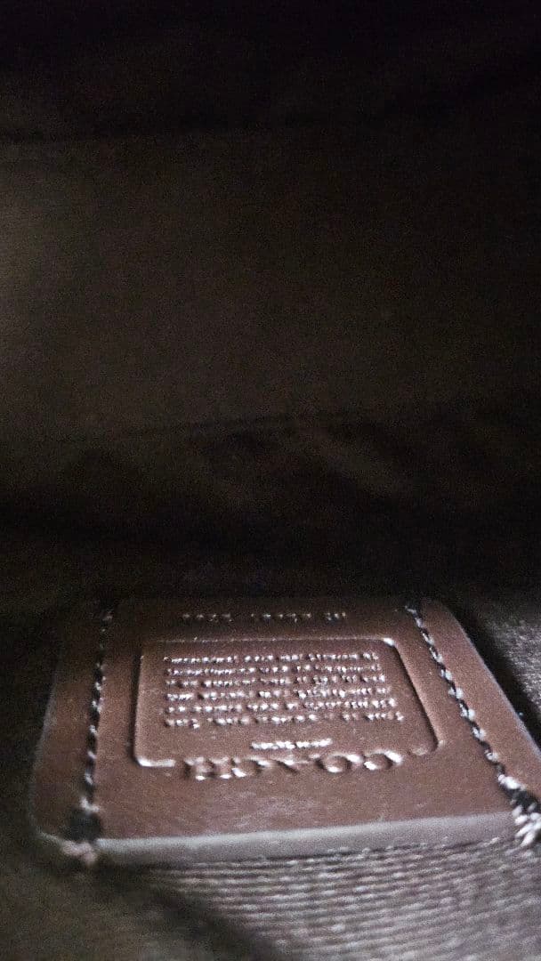 アリシャ Coach 小型ショルダーバッグ グレー