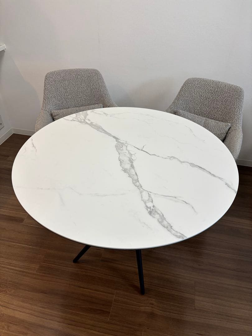 【NO.4】クロートインテリア　ダイニングテーブル　ホワイト