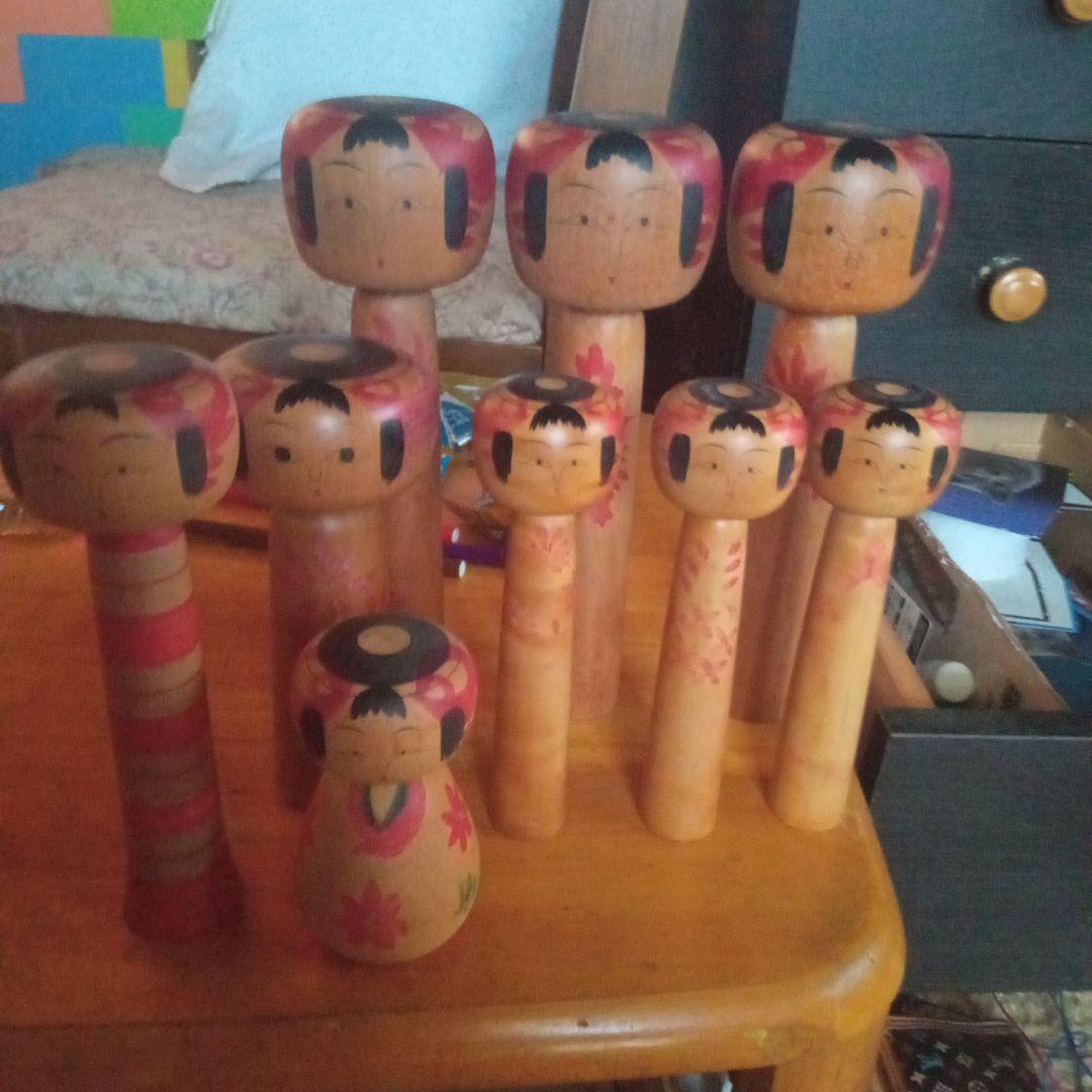 伝統こけし！高橋通　⑨本セット