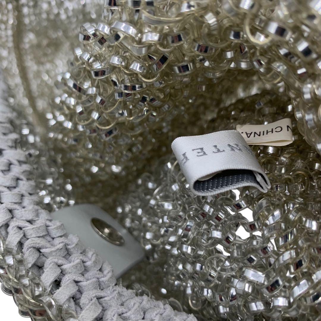 極美品！　アンテプリマ　ワイヤー　トートバッグ　シルバー