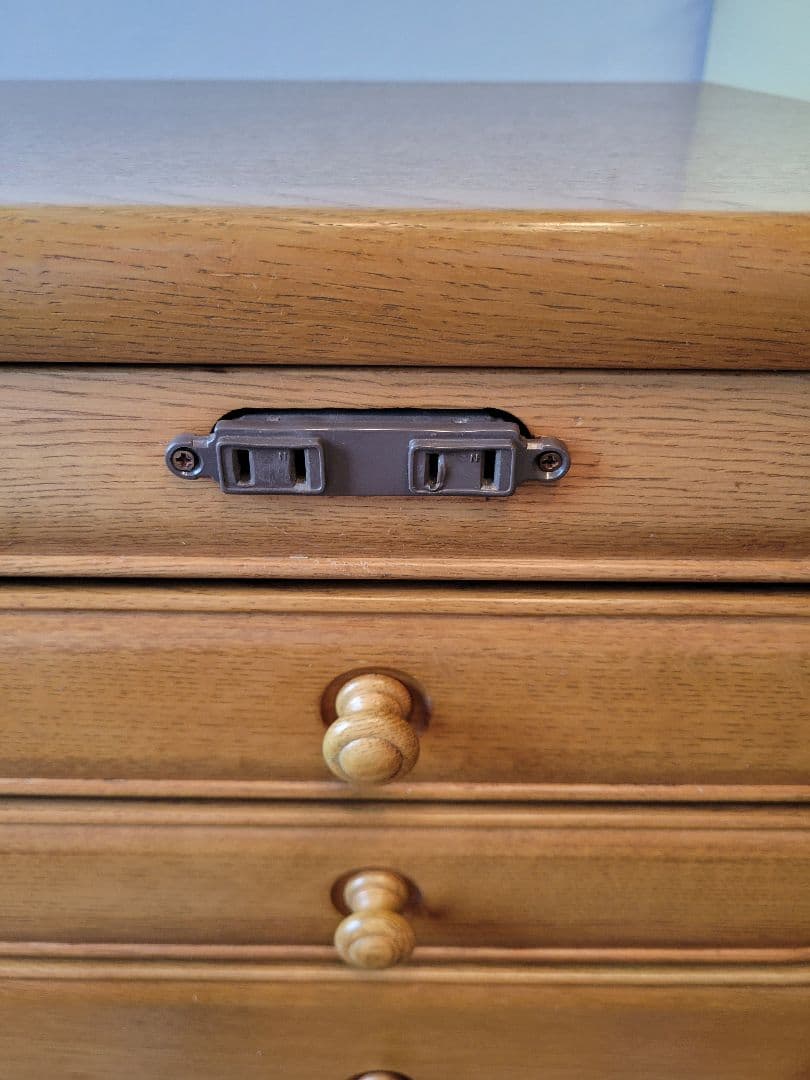 木製チェスト 5つの引き出し付き