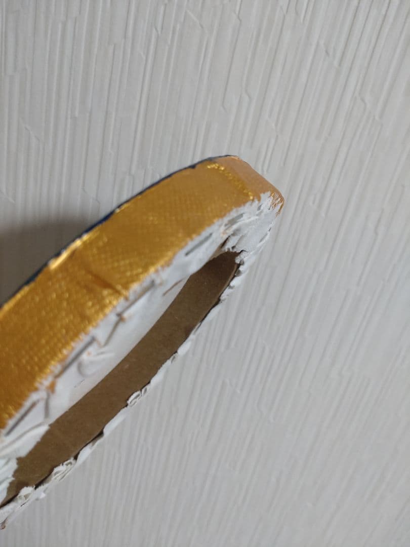 冬虫夏草の油絵【オオセミタケ】1点物の絵画◆作者サイン入り/円型キャンバス