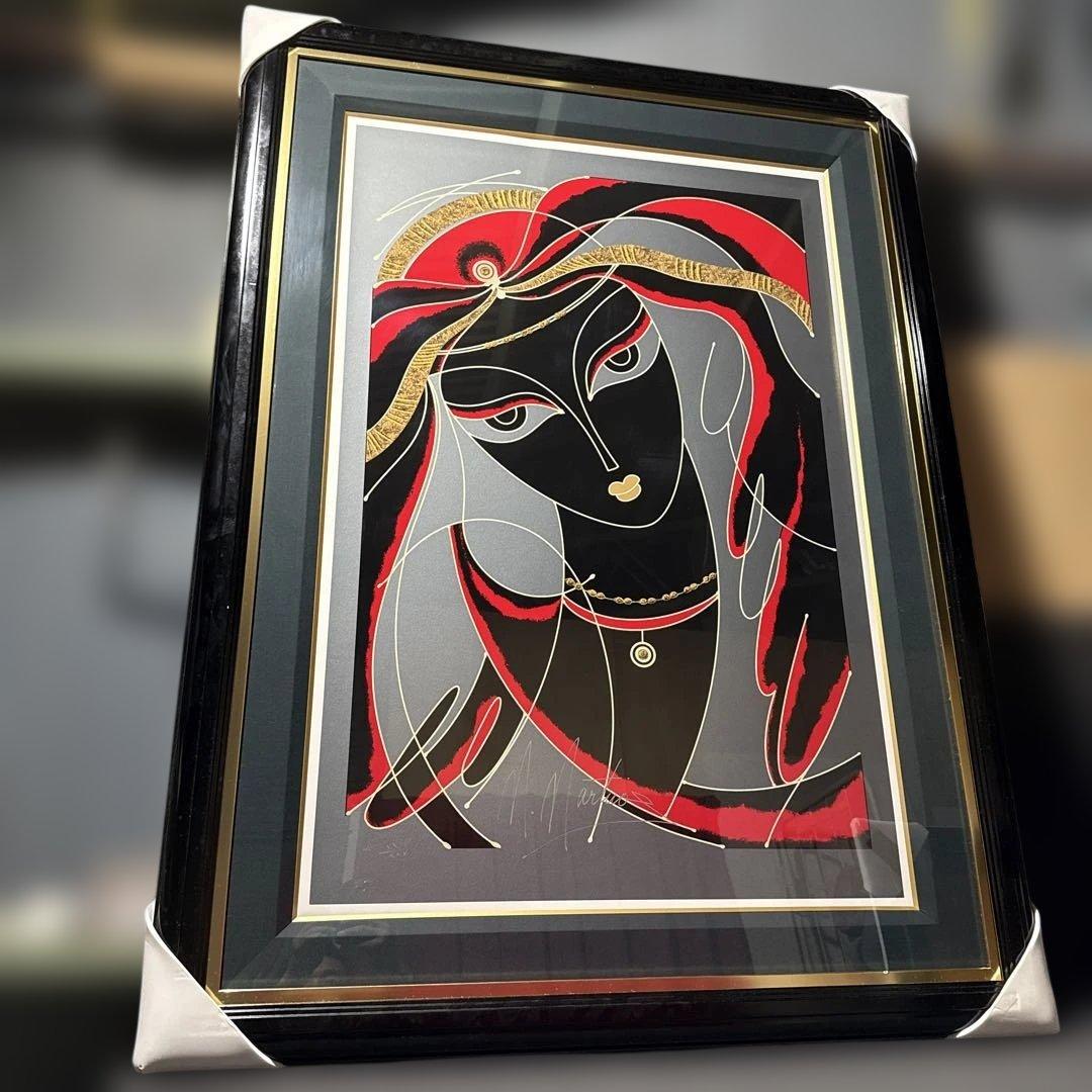 マーティロ・マヌキアン 「アラビアの神話」 シルクスクリーン サイン入り 絵画