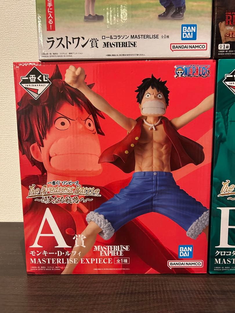 ワンピース 一番くじ フィギュアMASTERLISE &プライズフィギュア