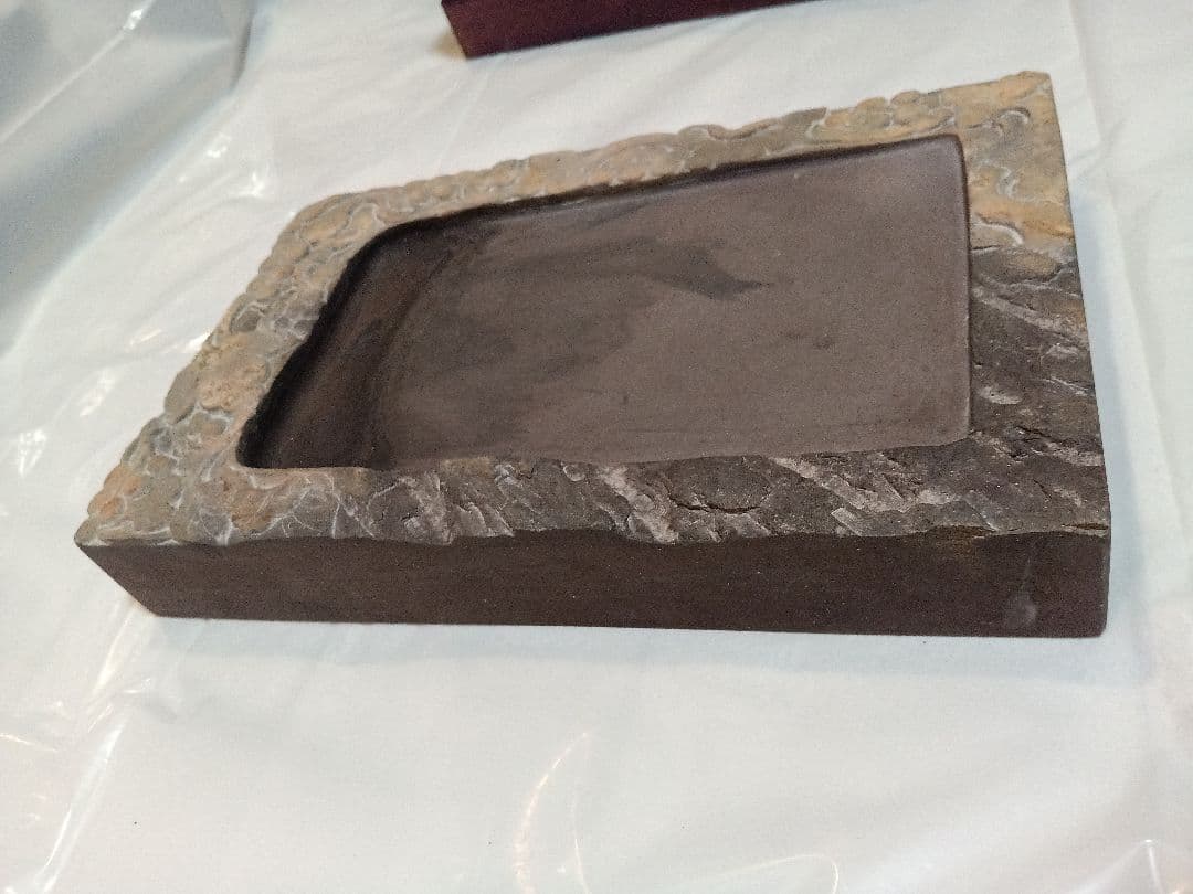 希少 端渓硯 宋坑 「葡萄」