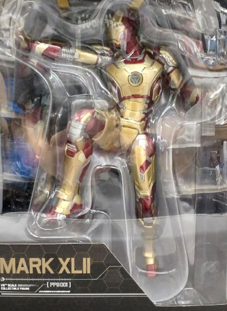 ★★★ホットトイズ　アイアンマン3アイアンマンMk.42 パワーポーズ