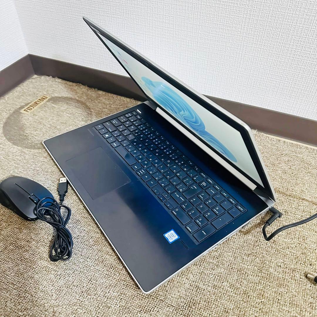 S207 HPノートパソコンSSDメモリ8G第7世代Windows11オフィス付