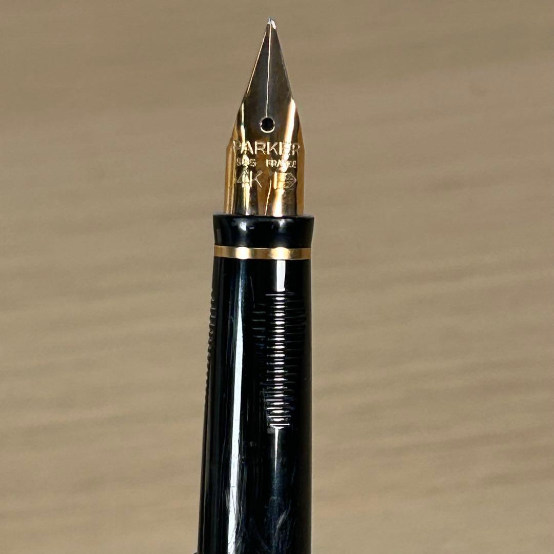【美品】PARKER パーカー 万年筆 14k B193