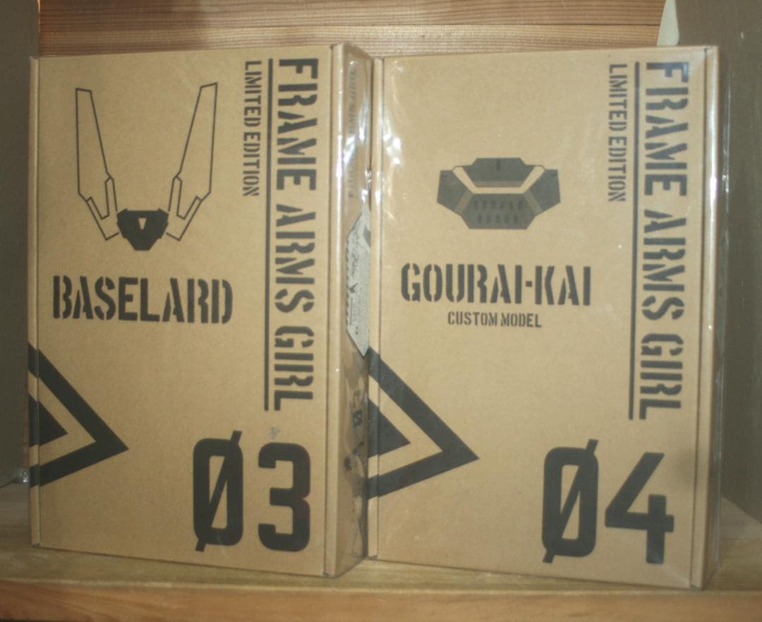 新品☆ フレームアームズ・ガール Blu-ray3+4巻 プラモデル付 計2点