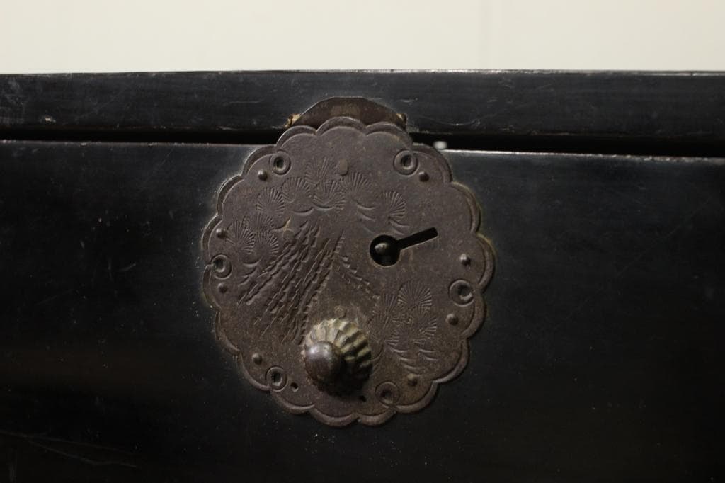 古い時代箪笥 丸金具/和風/古家具/陳列台/和家具/和骨董/店舗什器/ローボード