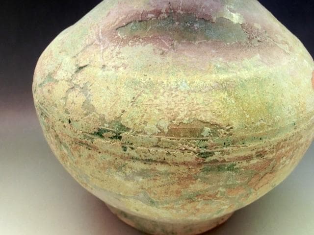 土器■須恵器 壷 緑釉古壺 花瓶 オブジェ 古玩 唐物 中国時代物 骨董品■
