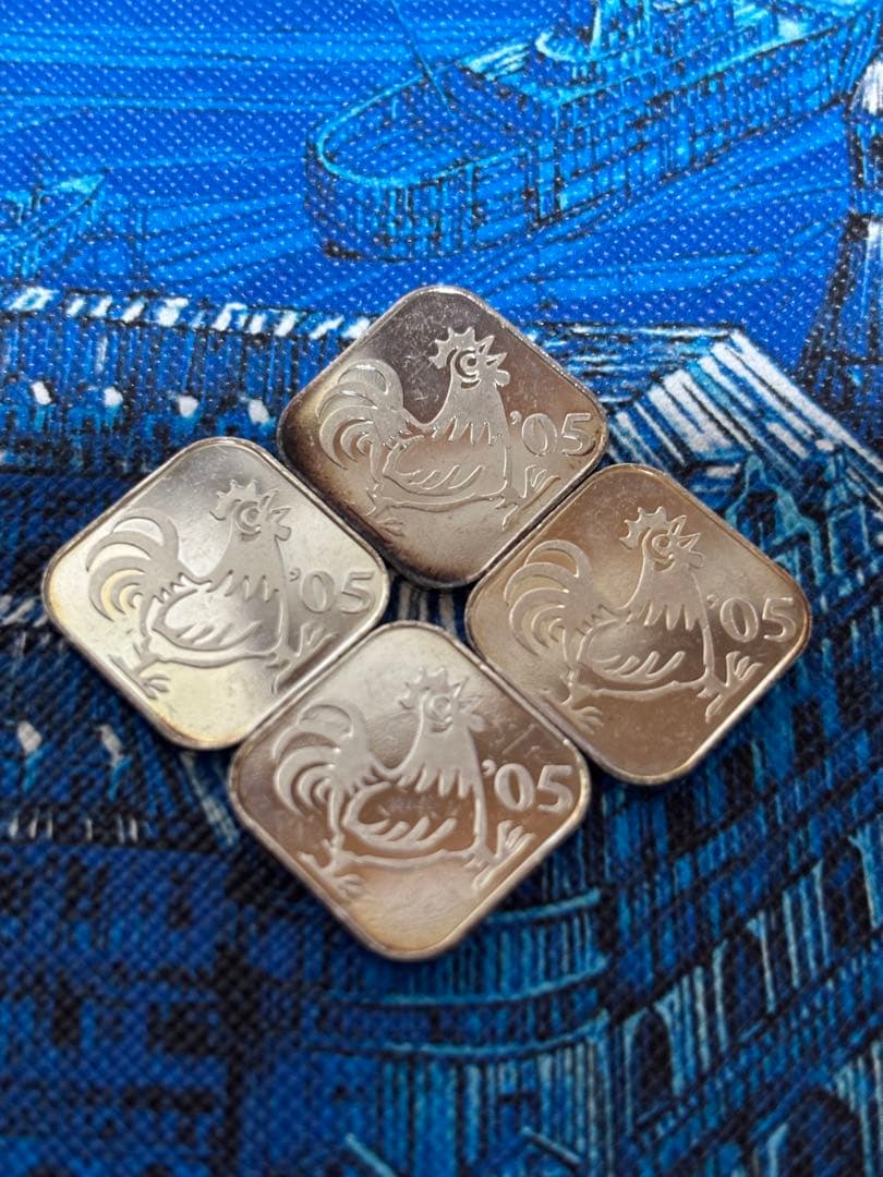 造幣局　純銀メダル　ミニ　鶏のデザイン 17.28g シルバー