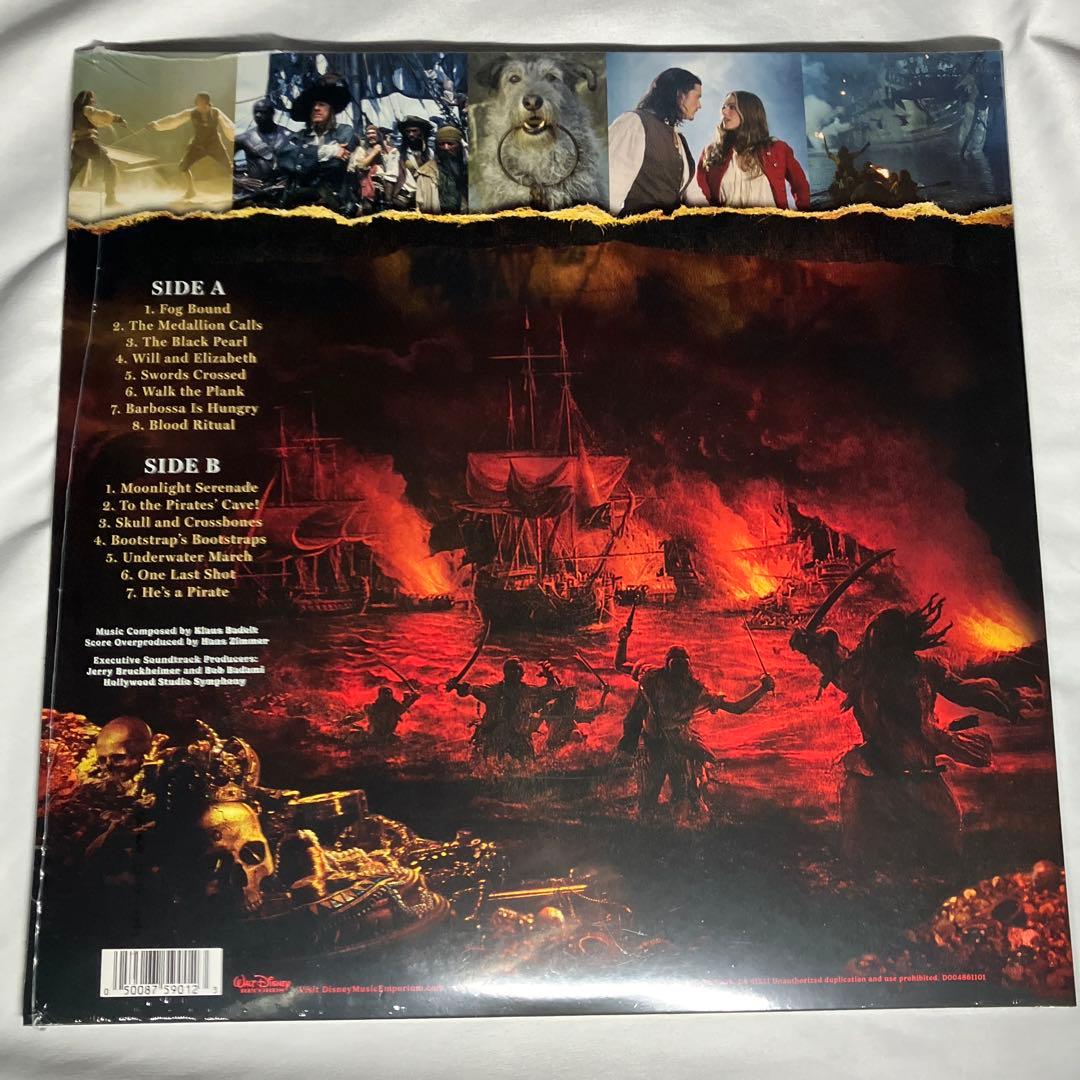数量限定　特別カラー盤　パイレーツオブカリビアン　OST レコード