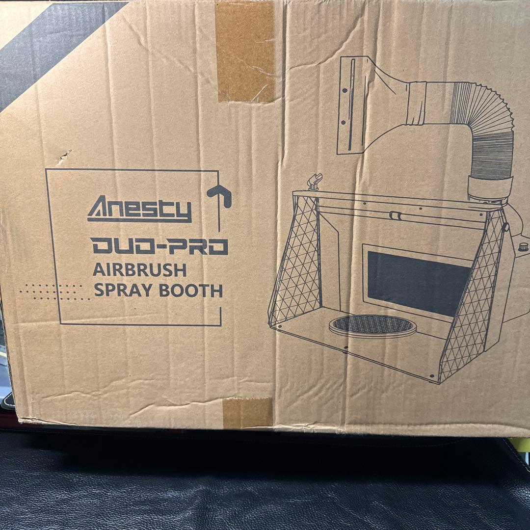 Anesty Duo-Pro 塗装スプレーブース　2基ファン　LED照明　新品