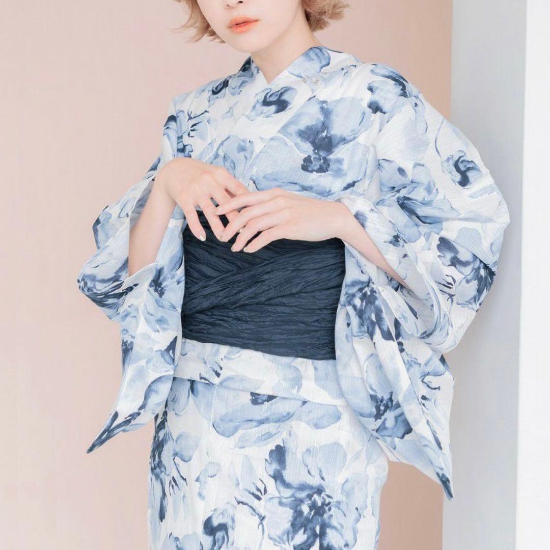 新品未使用 Ditaディータ オトナ浴衣はんなり高級5点セット 【涼風の花水木】