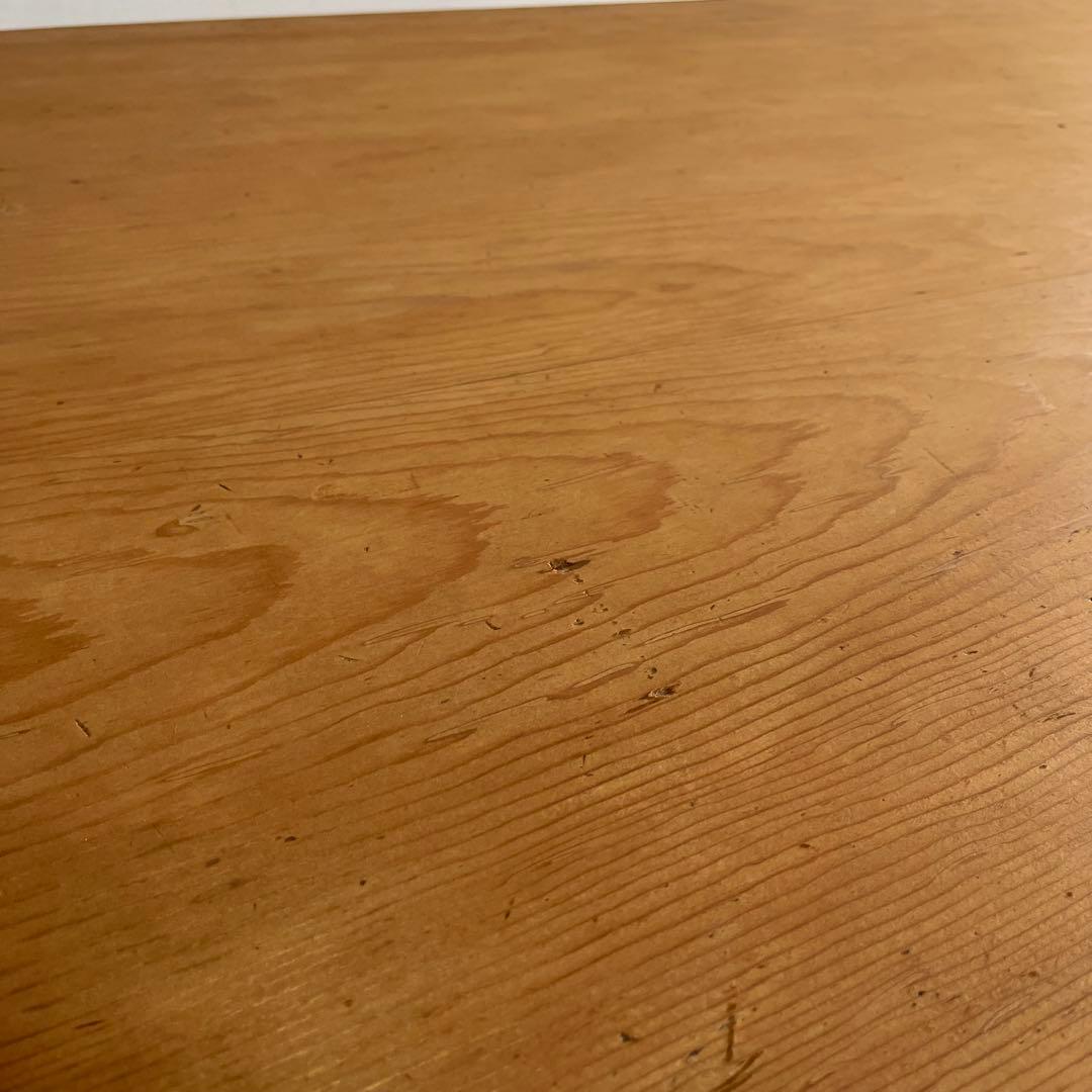 アンティーク テーブル オーク材 パイン材 机 4人掛け ナチュラル 無垢材