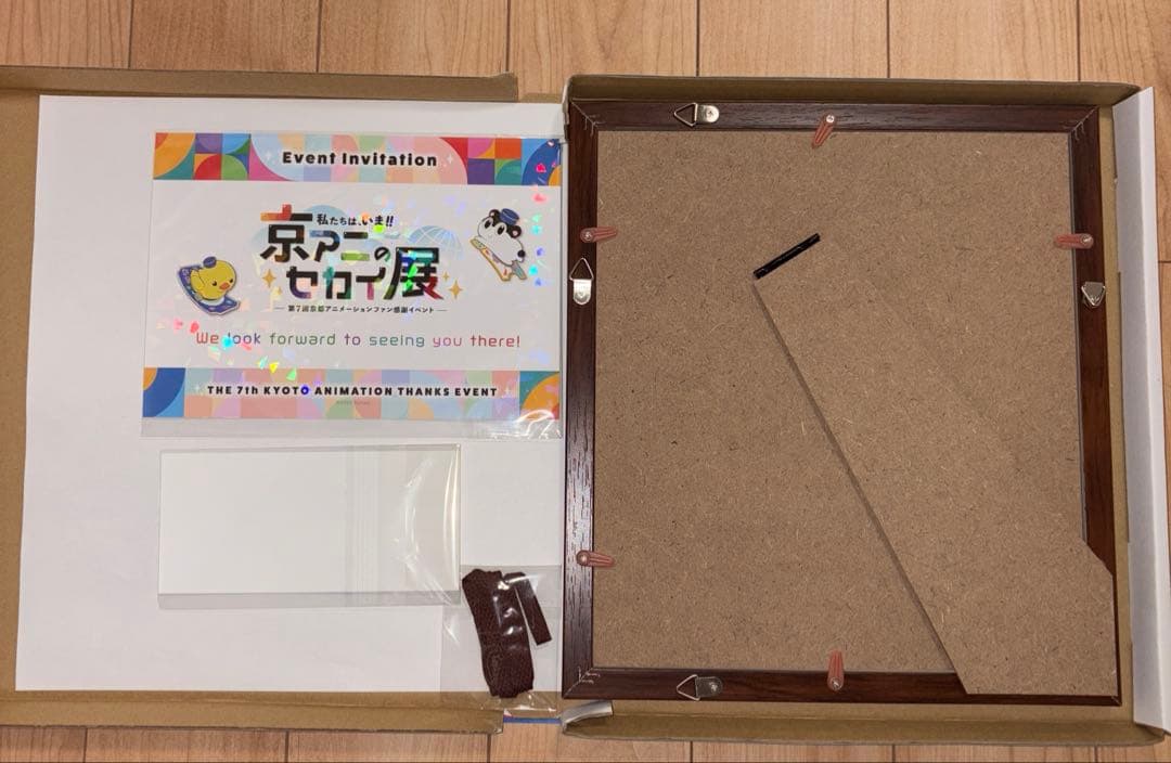 京アニ展　スタッフ直筆サイン入り複製色紙セット　六花