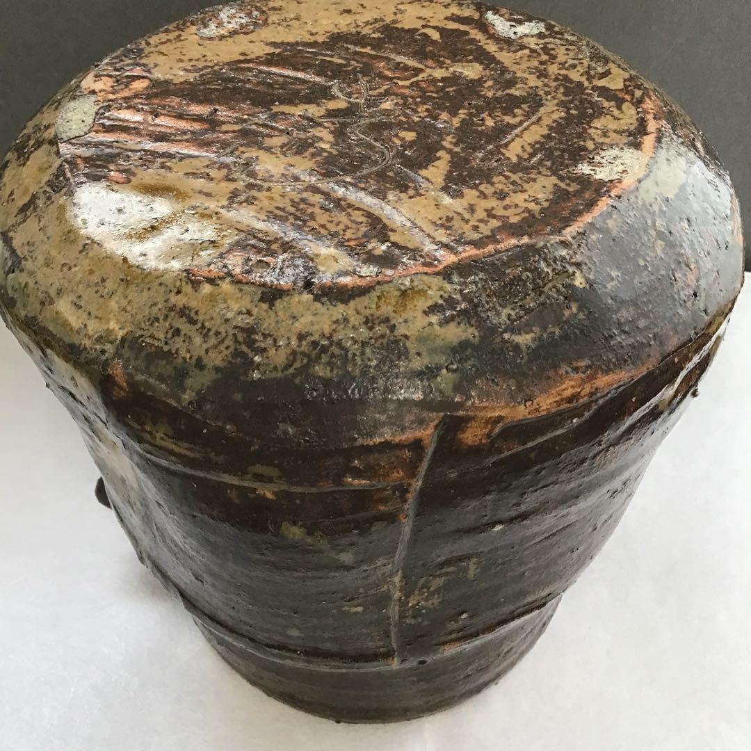 茶道具　水指　いらほ　水指　宗歩作　替蓋付　共箱　S28MS