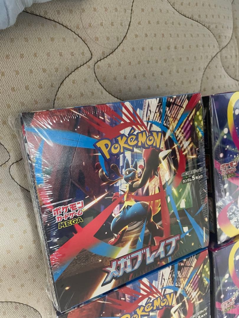 シュリンク付♪ポケモンカードMEGA メガブレイブ メガシンフォニア 各3BOX