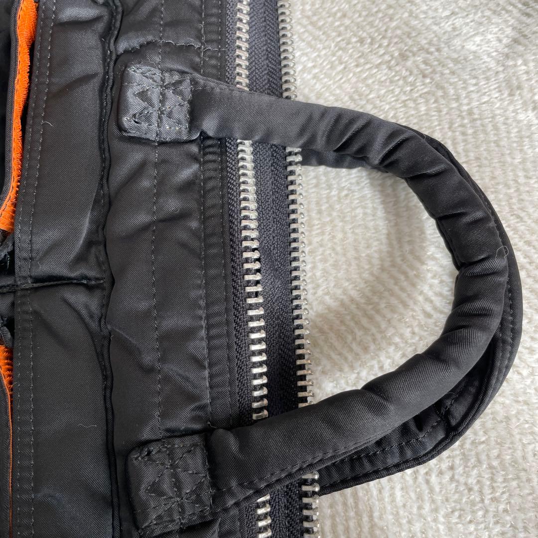 再値下げ！　中古品　PORTER タンカー　ブラックナイロンブリーフケース