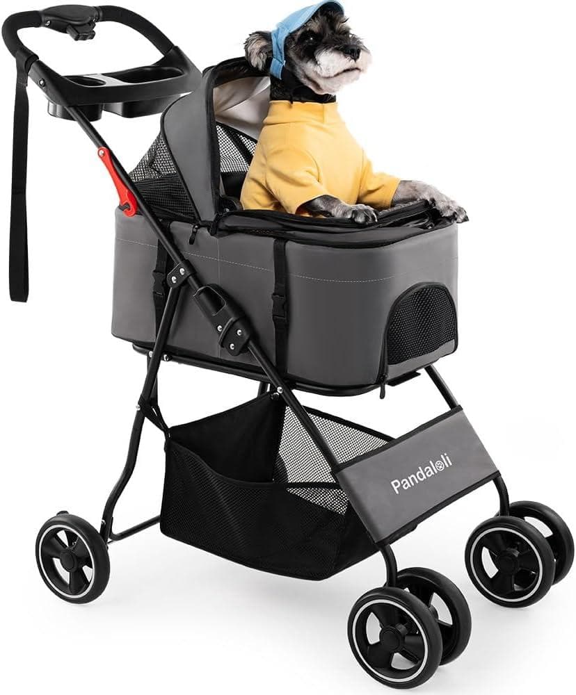 ペットカート ベビーカー 犬 バギー:小型犬 中型犬 猫 多頭 カート 4輪