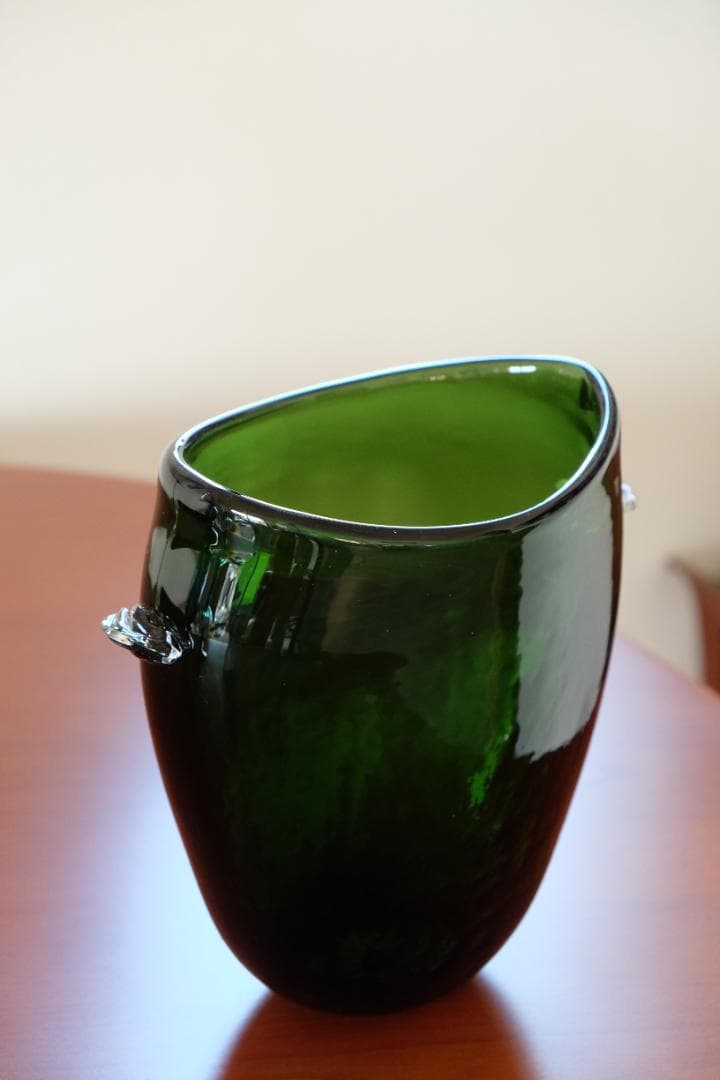 西山亮 民藝品 吹きガラス 花瓶 花器 骨董 横山秀樹 舩木倭帆 ガラス グラス