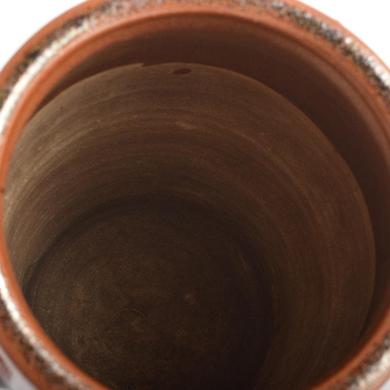 茶道具　瀬戸焼　古瀬戸　耳付　長水指　時代箱　C　6273