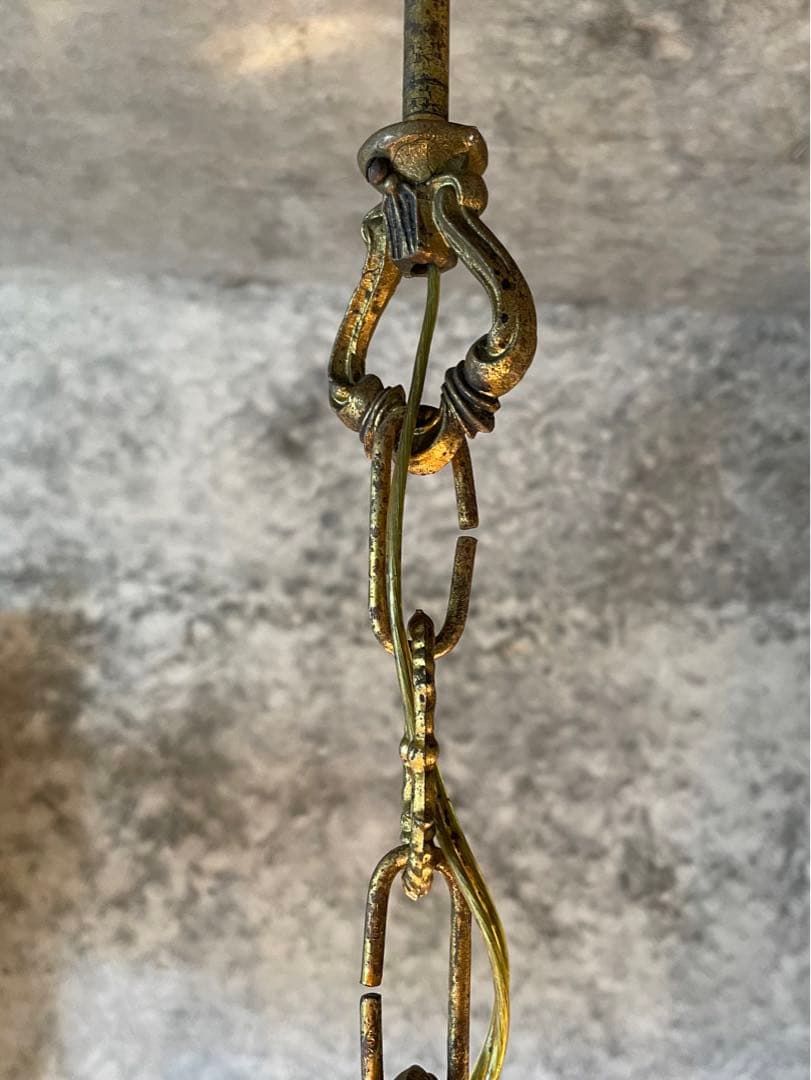 激安！18. フランス アンティーク シャンデリア 3灯 キャンドル ライト