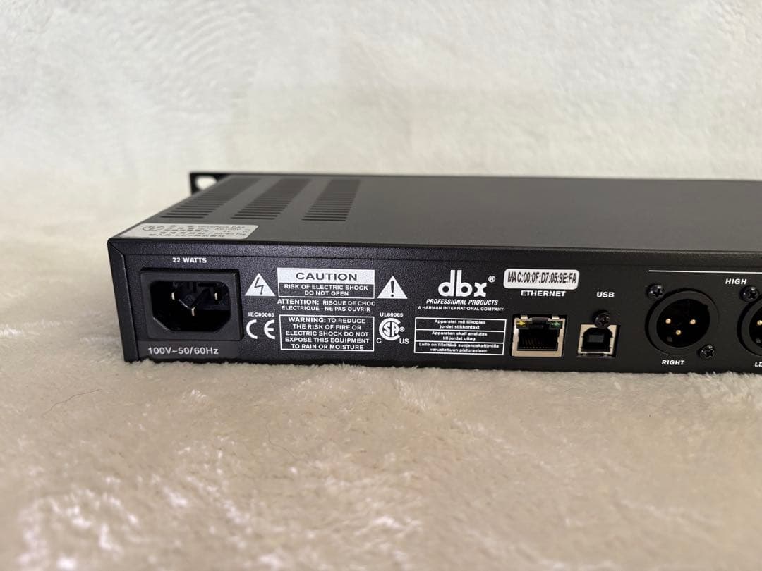 dbx ディービーエックス Dack PA2 マルチプロセッサー