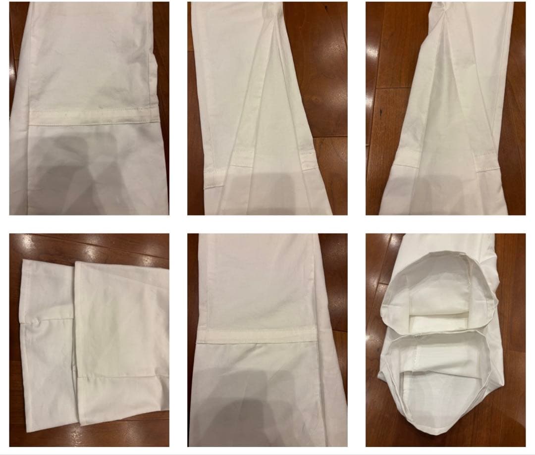 フレア　リメイク　ロングレングス　ブーツカット Y2K ベルボトム　ホワイト