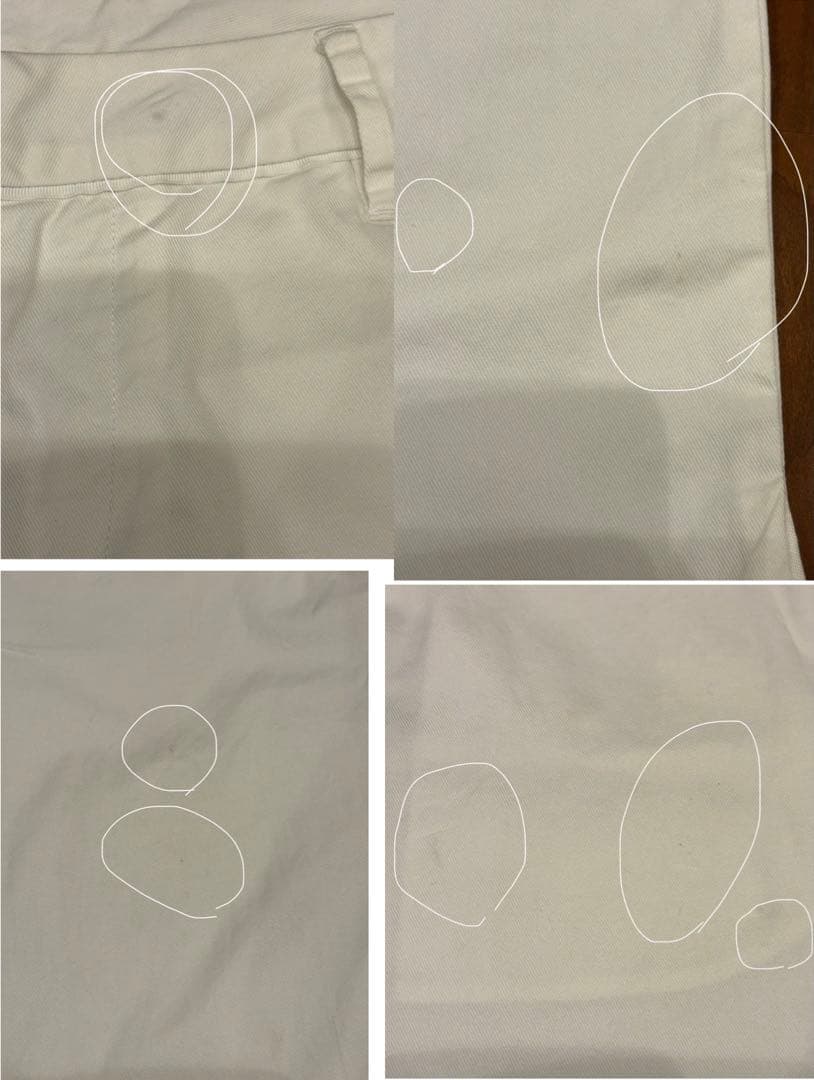 フレア　リメイク　ロングレングス　ブーツカット Y2K ベルボトム　ホワイト