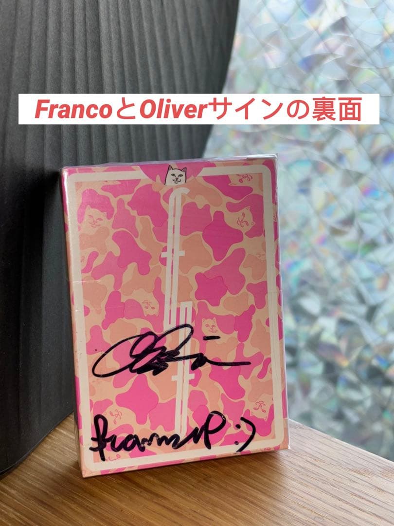 Zach3人直筆サインレアトランプRipndip Fontaine