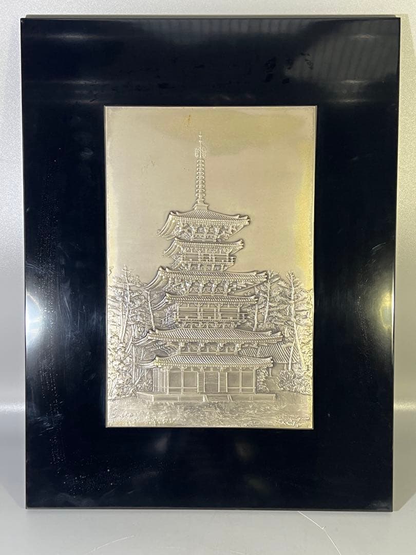 DT697 金工 仏教 六重塔 額飾