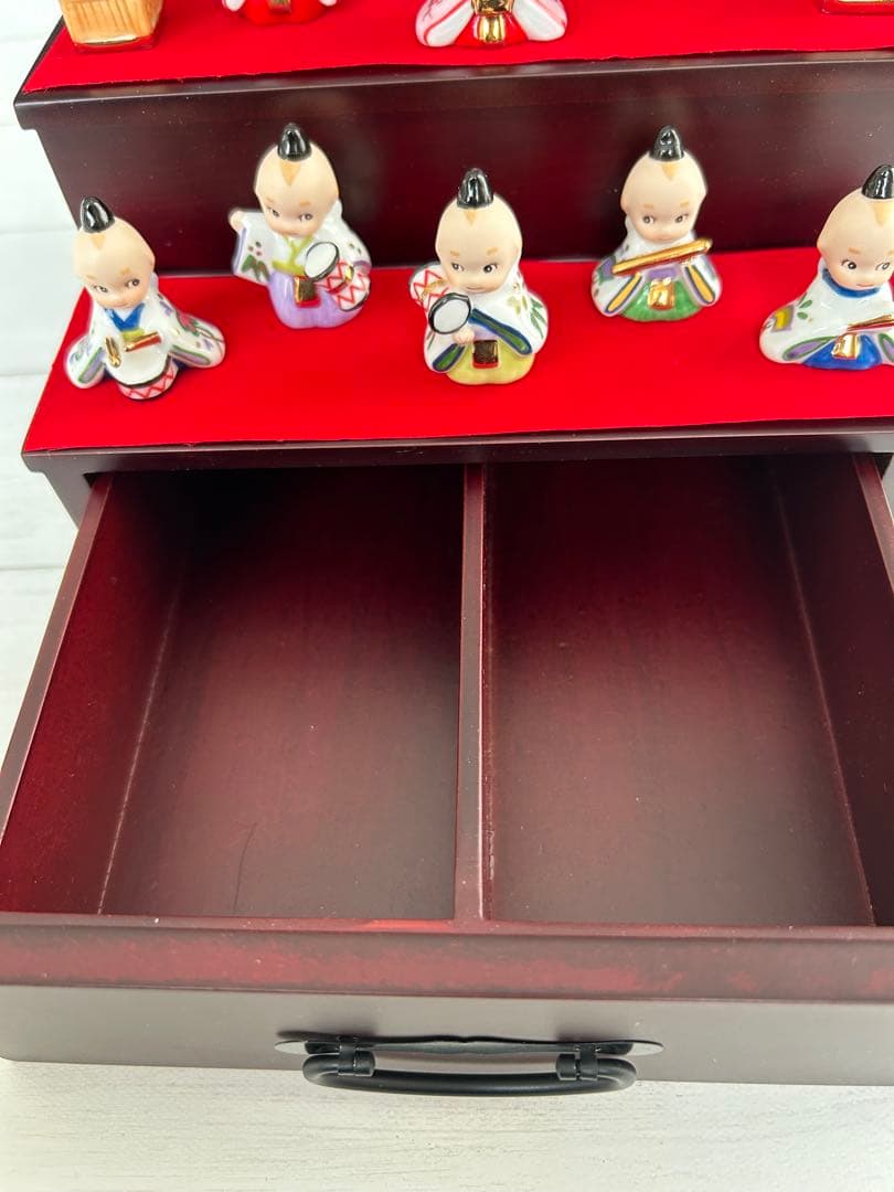 キューピー　お雛様3段かざり ローズオニール　加藤工芸