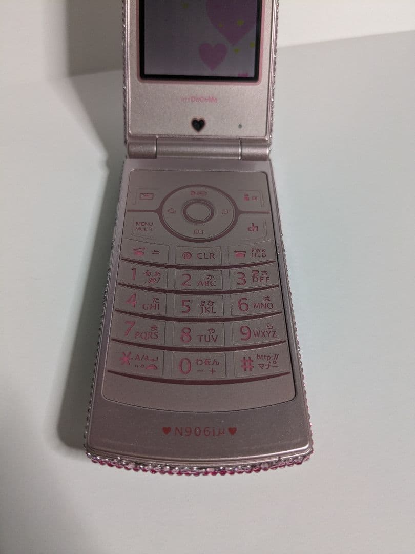 【リボン】デコ電/平成レトロ/ガラケー/ギャル/GAL/キティ/凸電